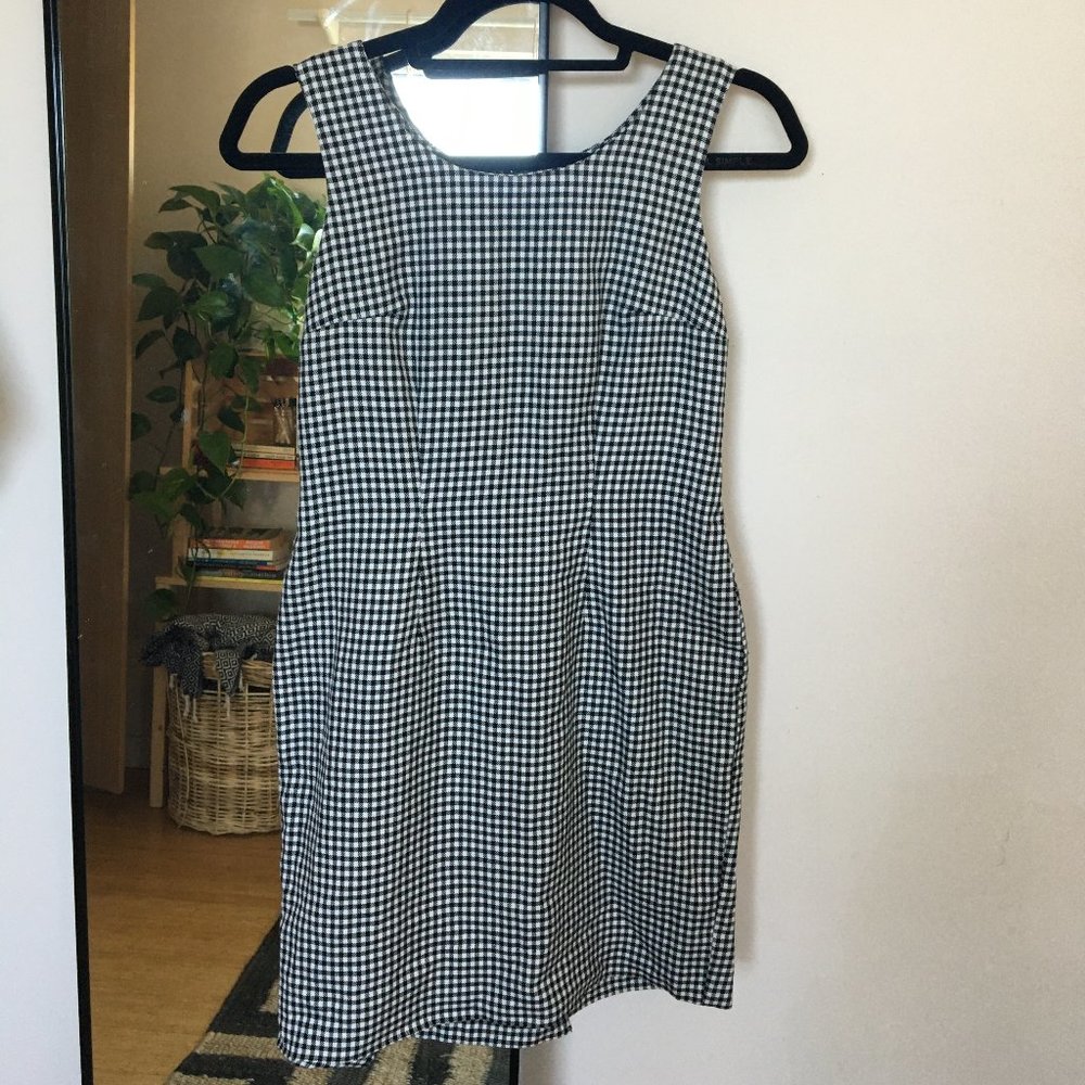 Vintage Plaid Mini Dress